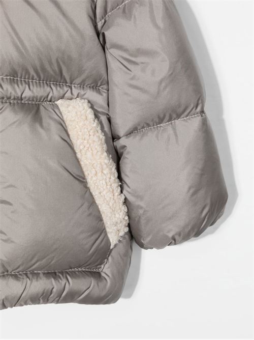 Piumono corto bambina grigio Il gufo | B A22GM383N00680711